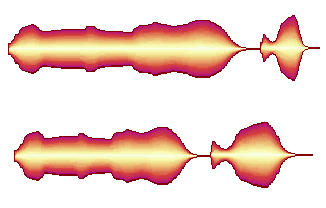 Before and after editing timing